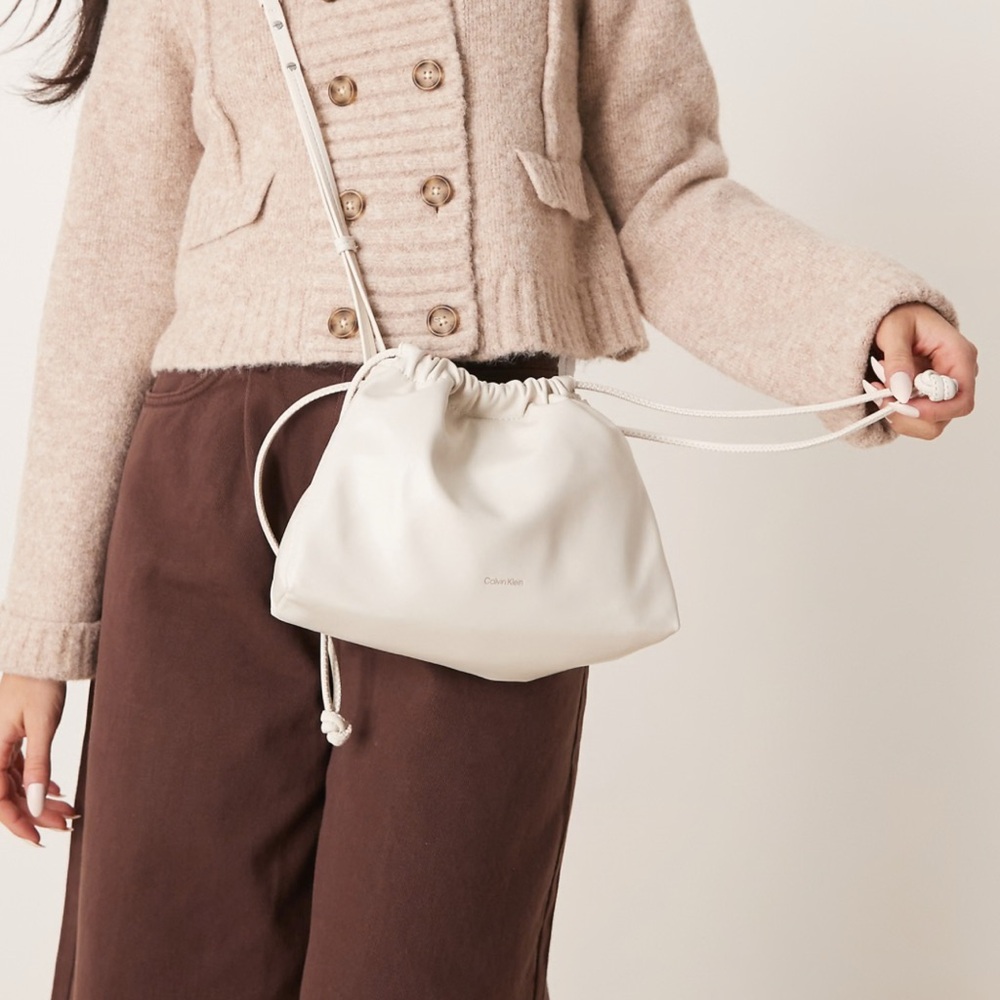 Calvin Klein Cream Crossbody Bag